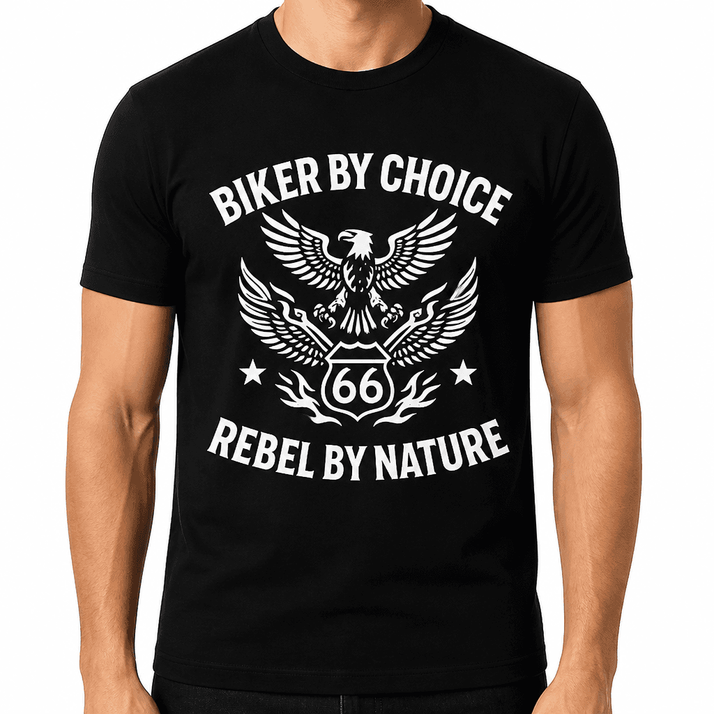 Biker by Choice, Rebel by Nature T-Shirt