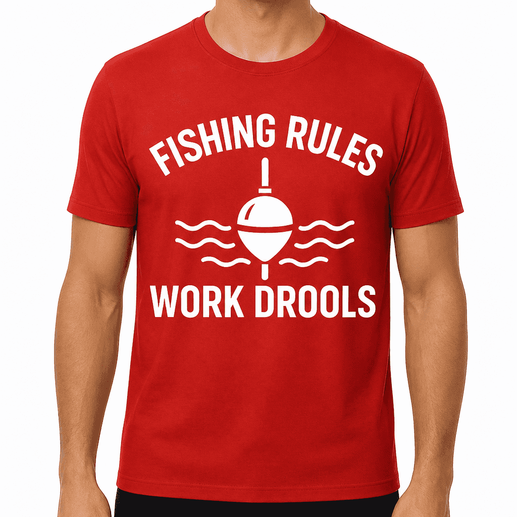 Fishing Rules Work Drools T-Shirt