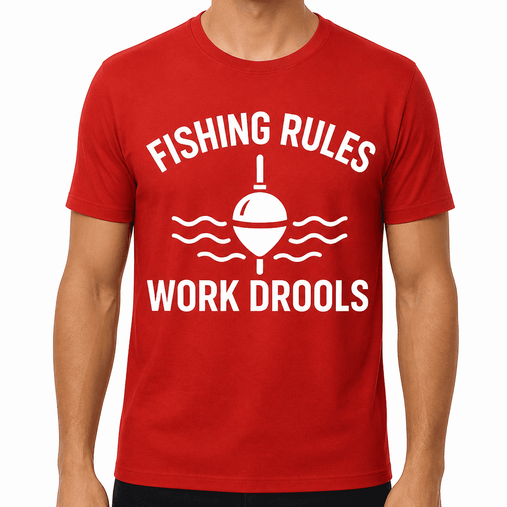Fishing Rules Work Drools T-Shirt