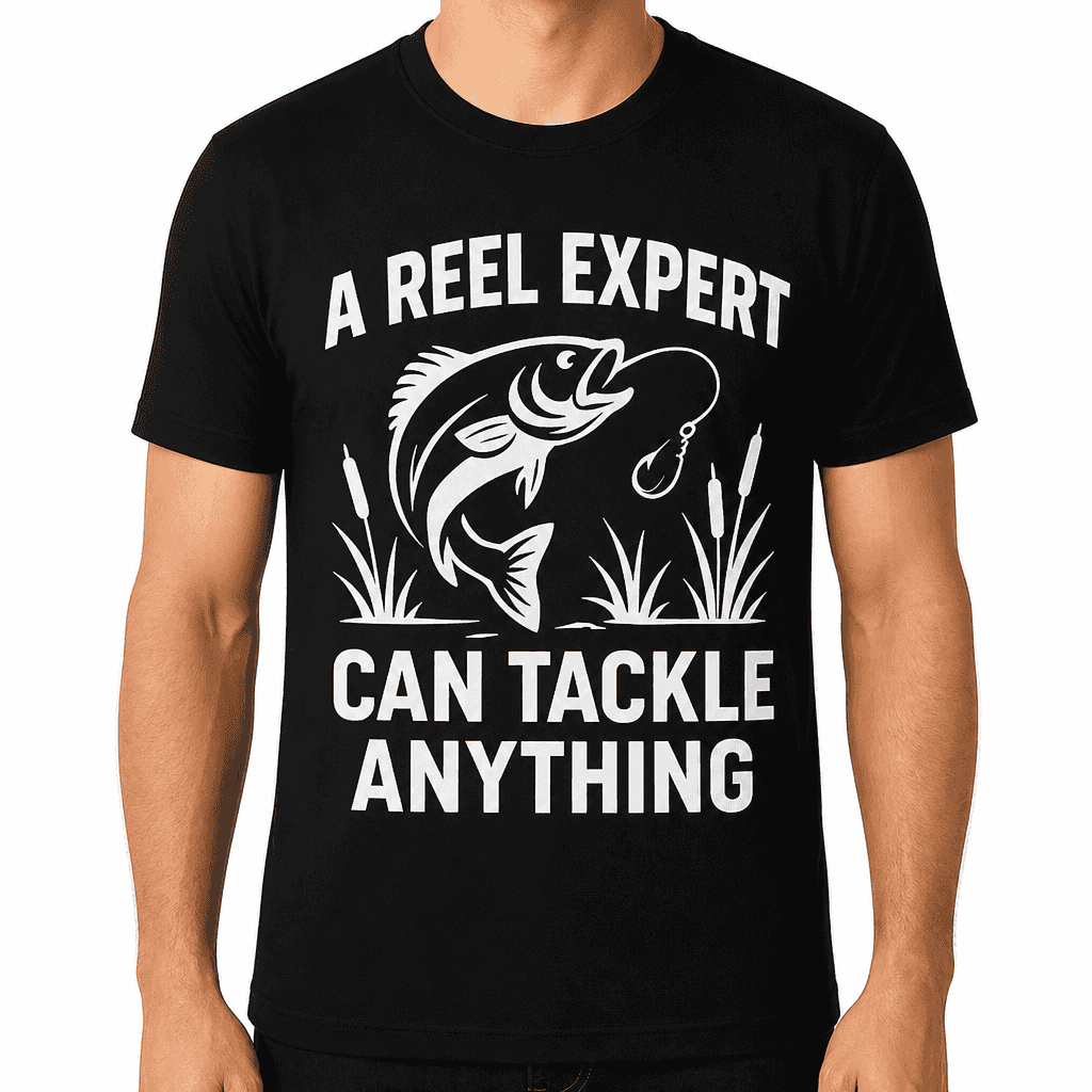 A Reel Expert Can Tackle Anything T-Shirt
