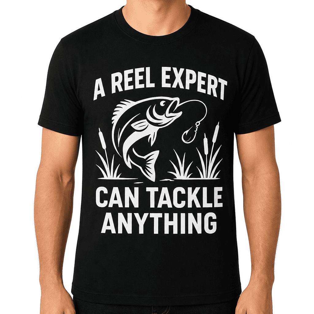A Reel Expert Can Tackle Anything T-Shirt