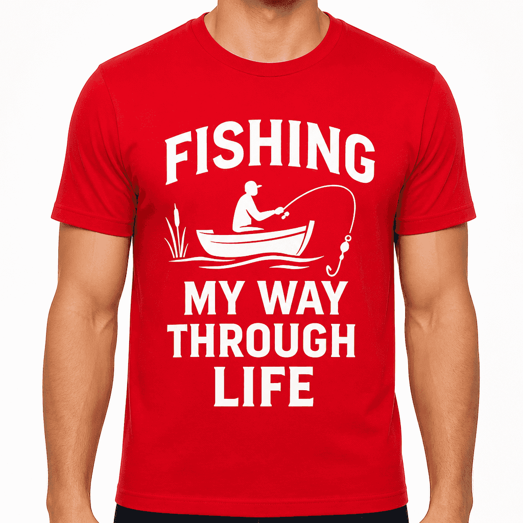 Fishing My Way Through Life T-Shirt