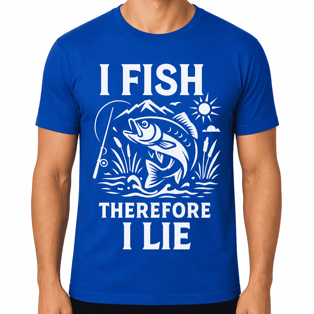I Fish Therefore I Lie T-Shirt