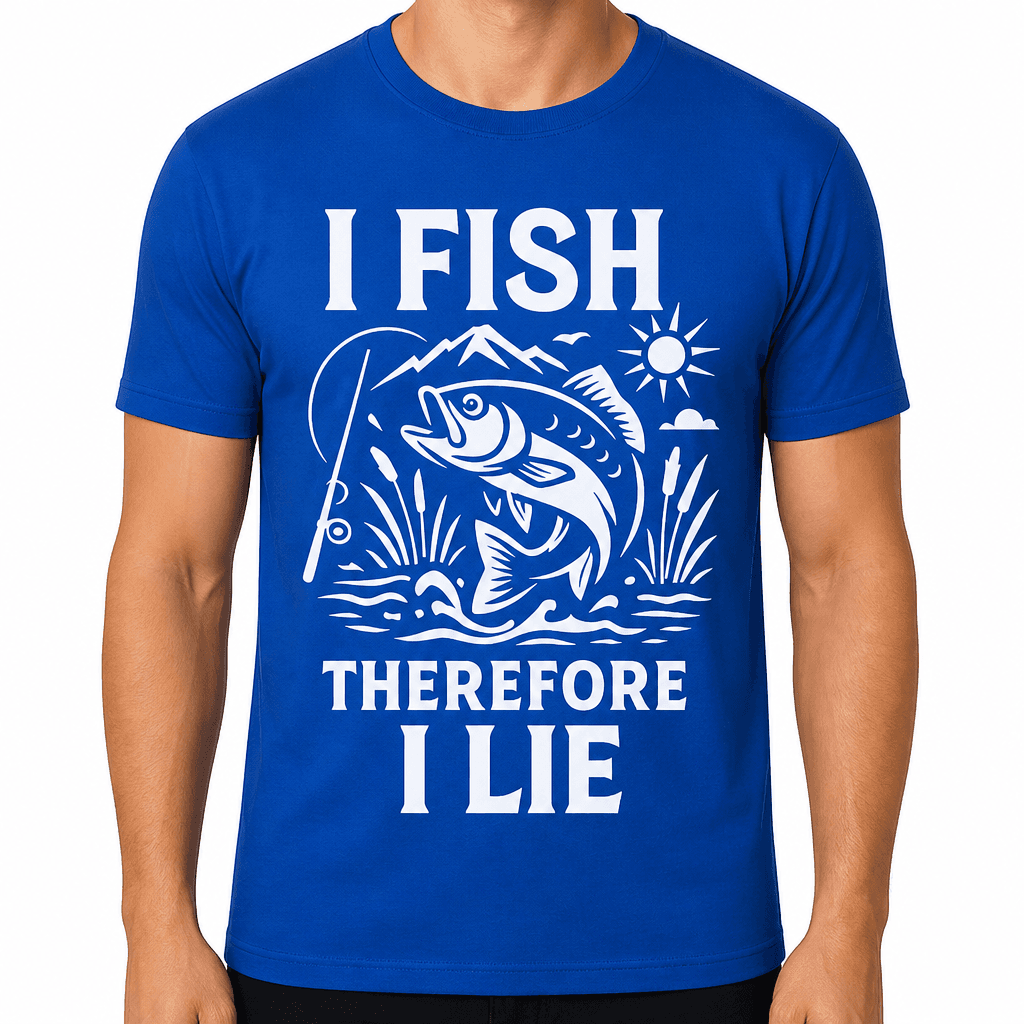 I Fish Therefore I Lie T-Shirt