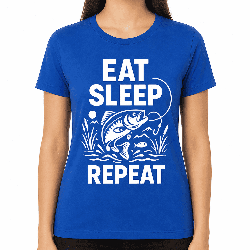 Eat Sleep Fish Repeat T-Shirt