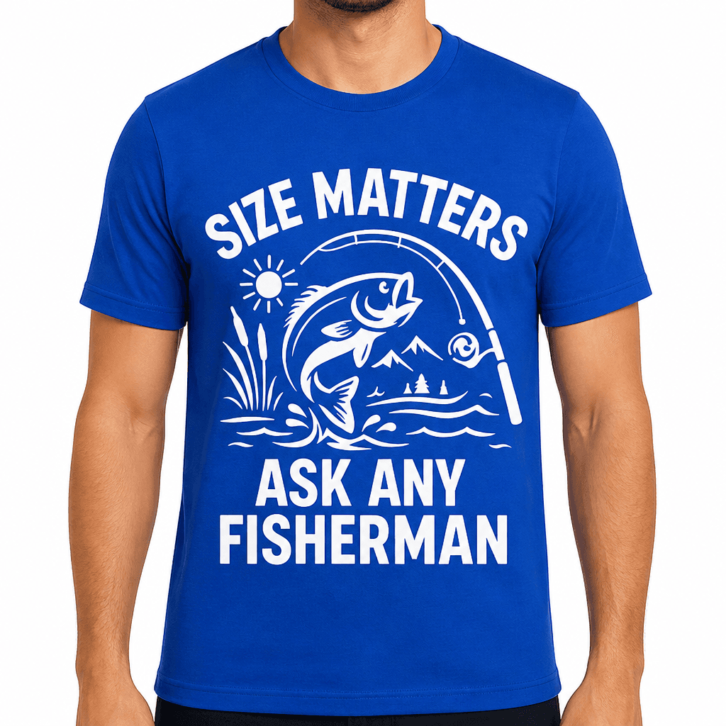 Size Matters Ask Any Fisherman T-Shirt
