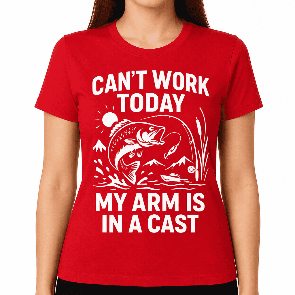 Can't Work Today My Arm Is in a Cast T-Shirt