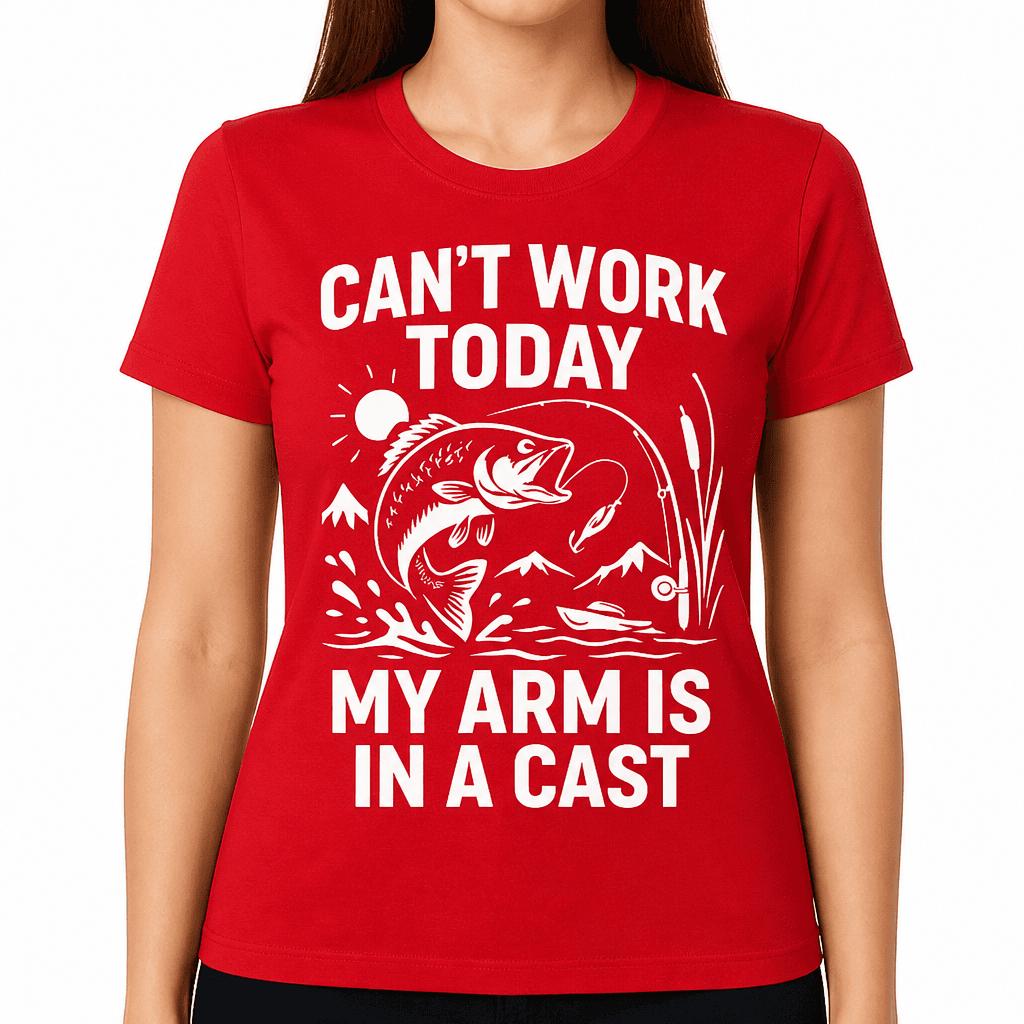 Can't Work Today My Arm Is in a Cast T-Shirt