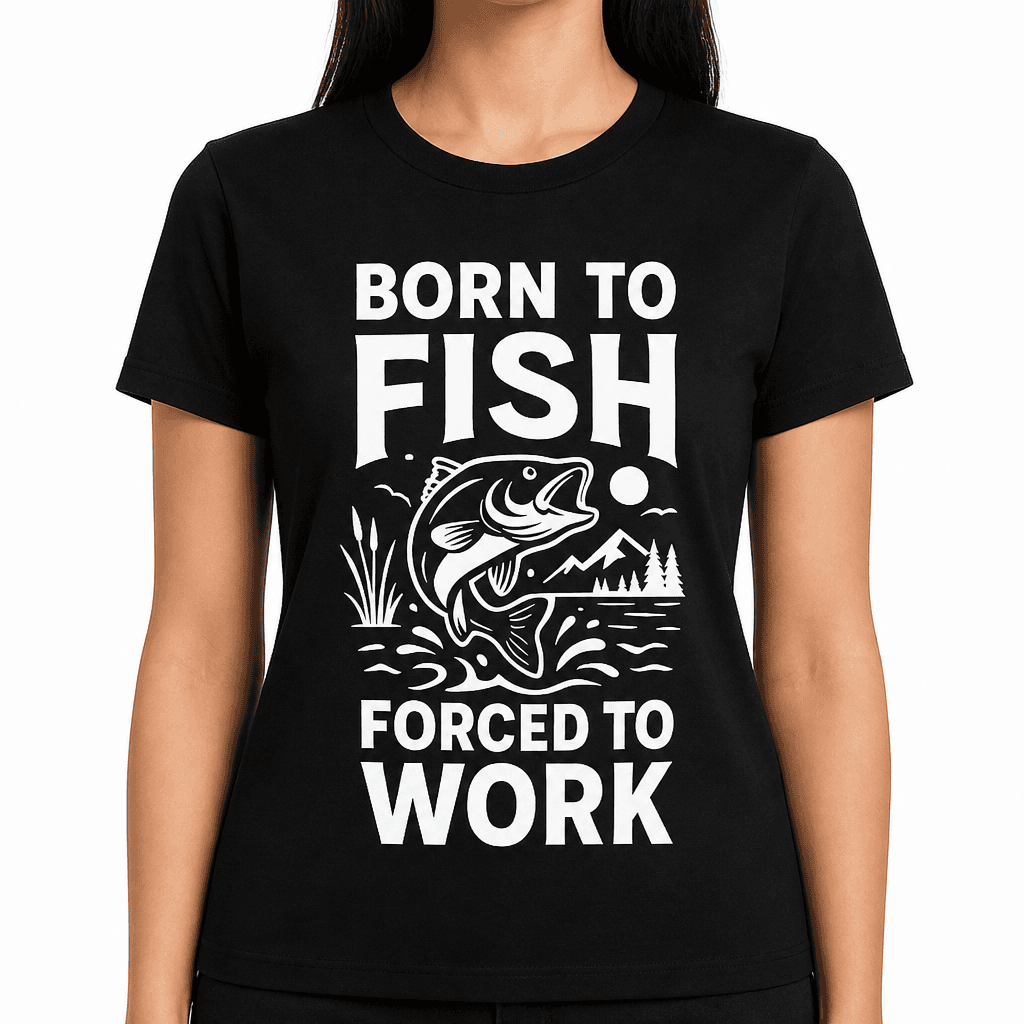 Born to Fish Forced to Work T-Shirt