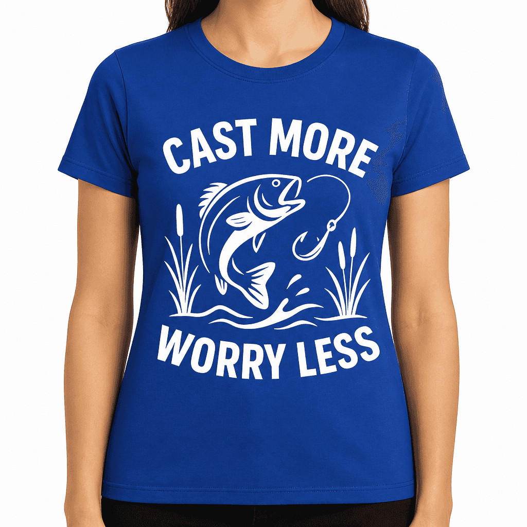 Cast More Worry Less T-Shirt