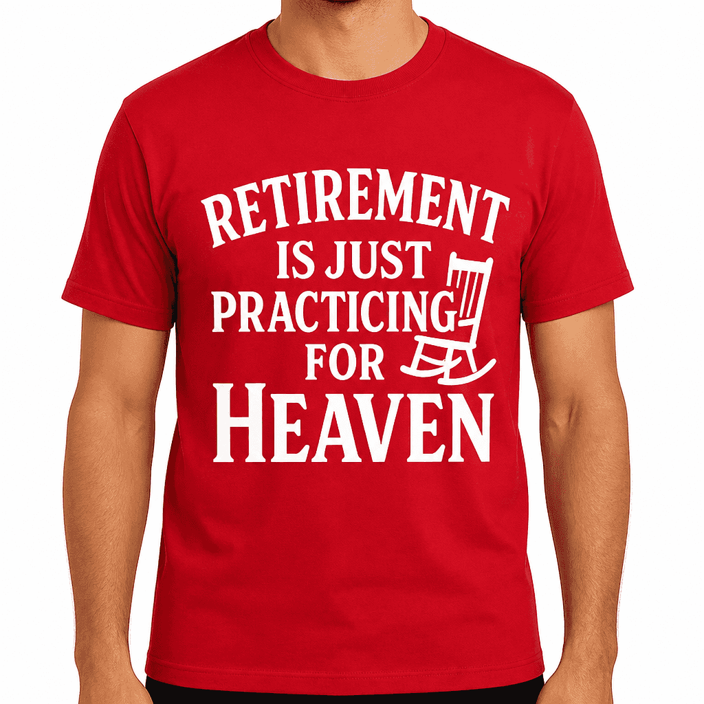 Retirement Is Just Practicing for Heaven T-Shirt