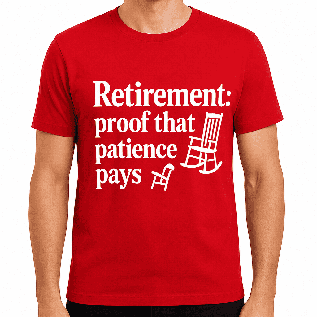 Retirement: Proof That Patience Pays T-Shirt