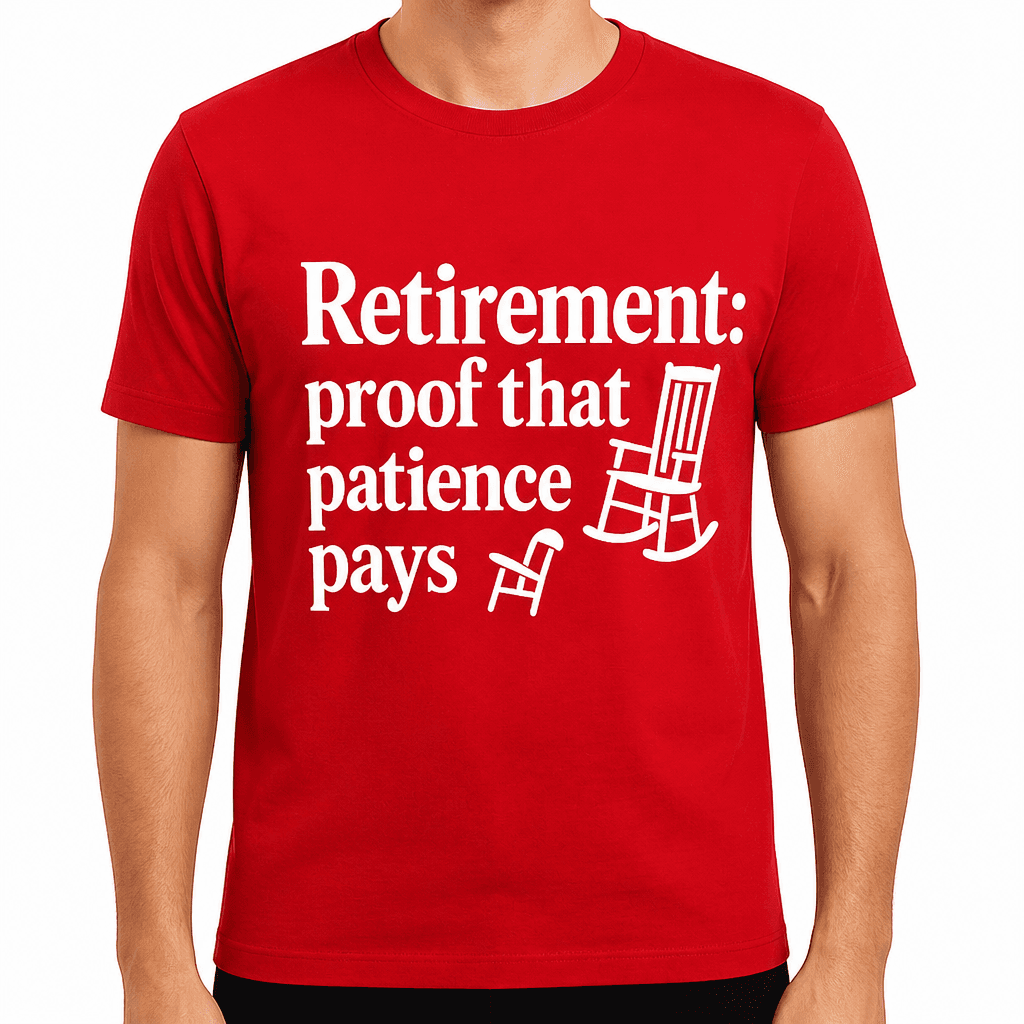 Retirement: Proof That Patience Pays T-Shirt