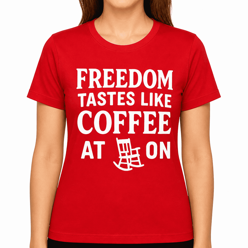 Freedom Tastes Like Coffee at Noon T-Shirt