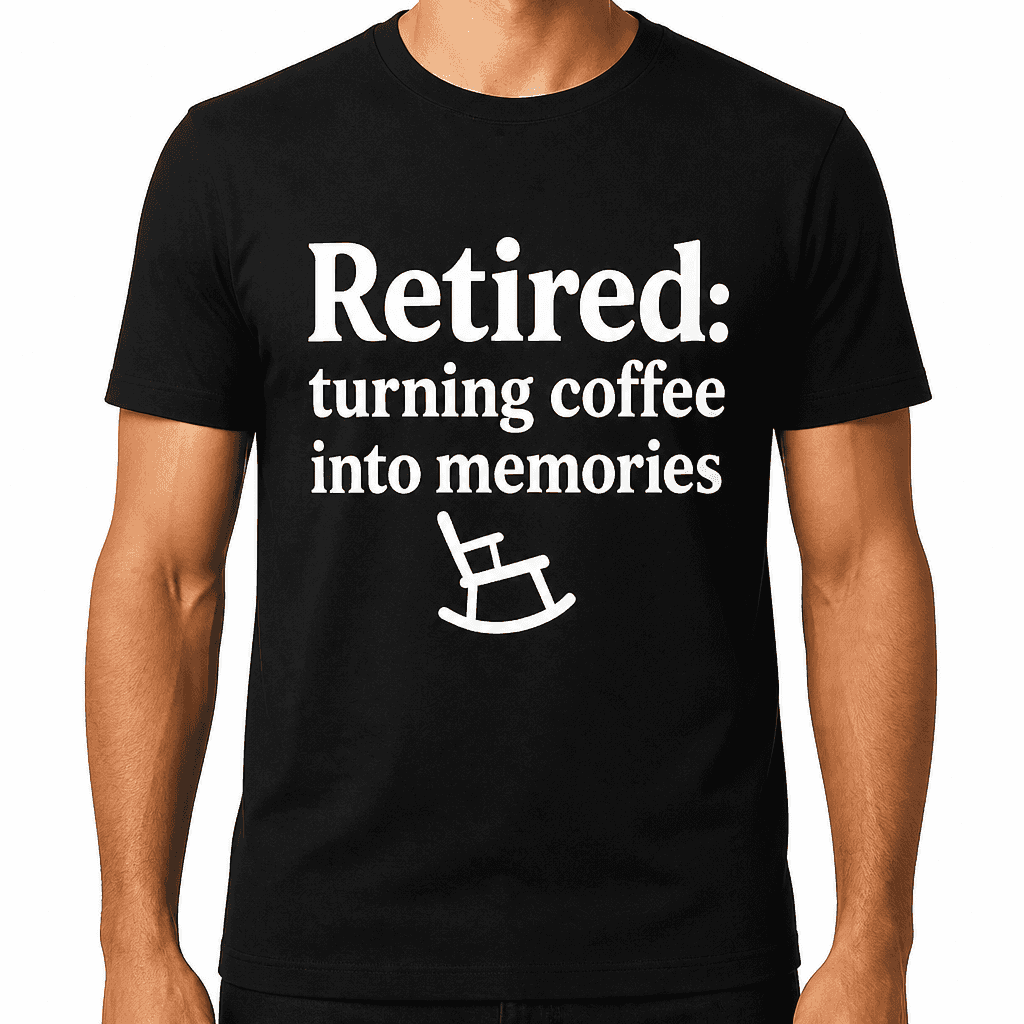 Retired: Turning Coffee Into Memories T-Shirt
