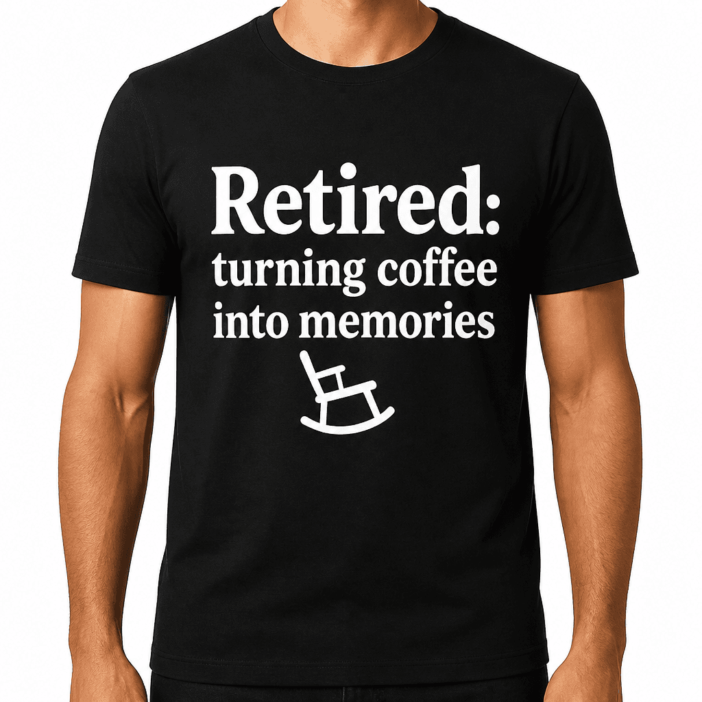 Retired: Turning Coffee Into Memories T-Shirt