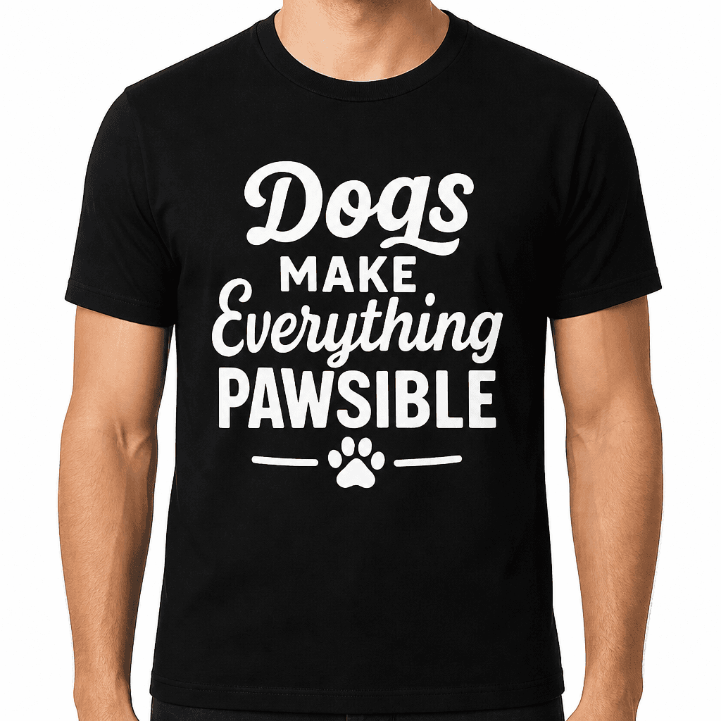 Dogs Make Everything Pawsible T-Shirt