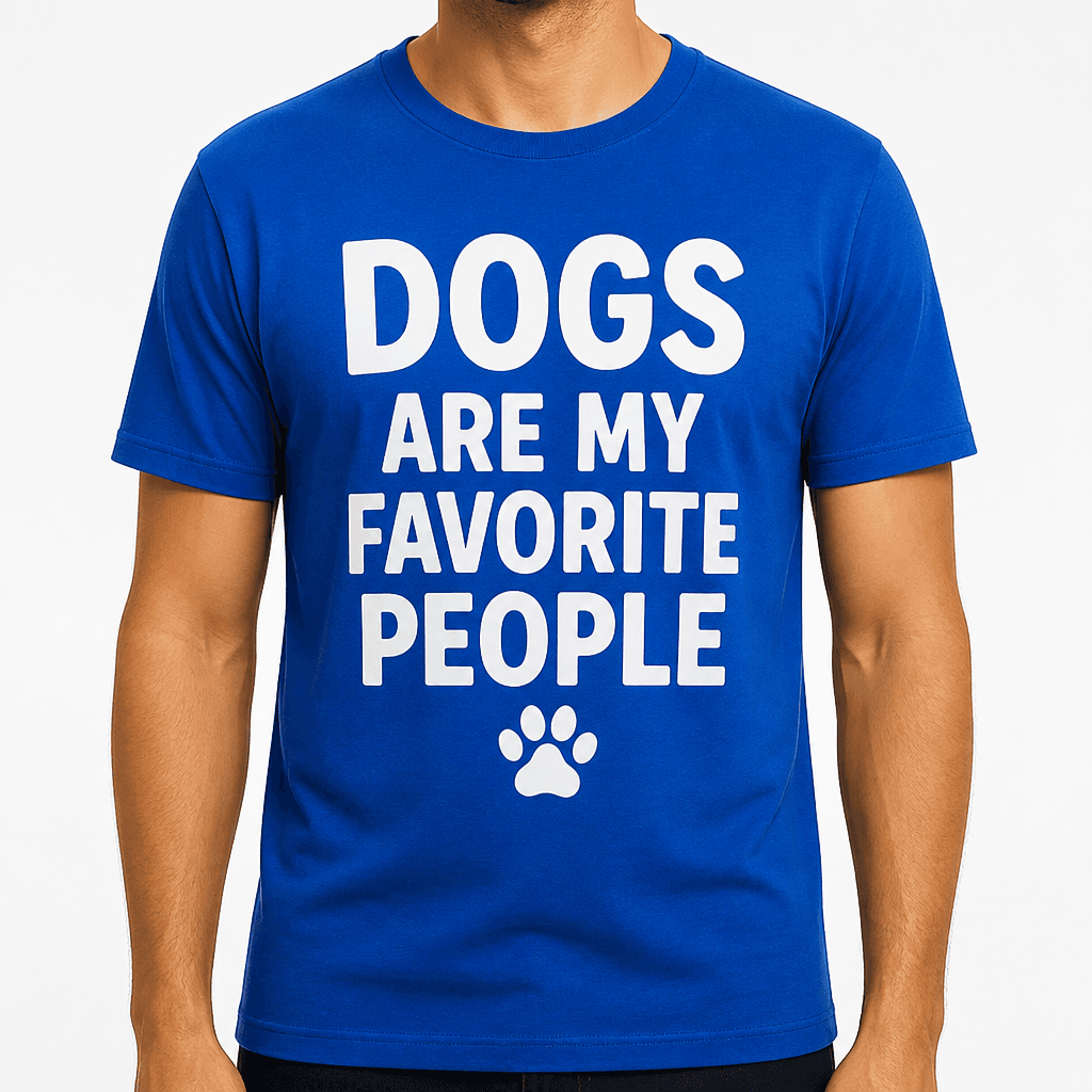 Dogs Are My Favorite People T-Shirt