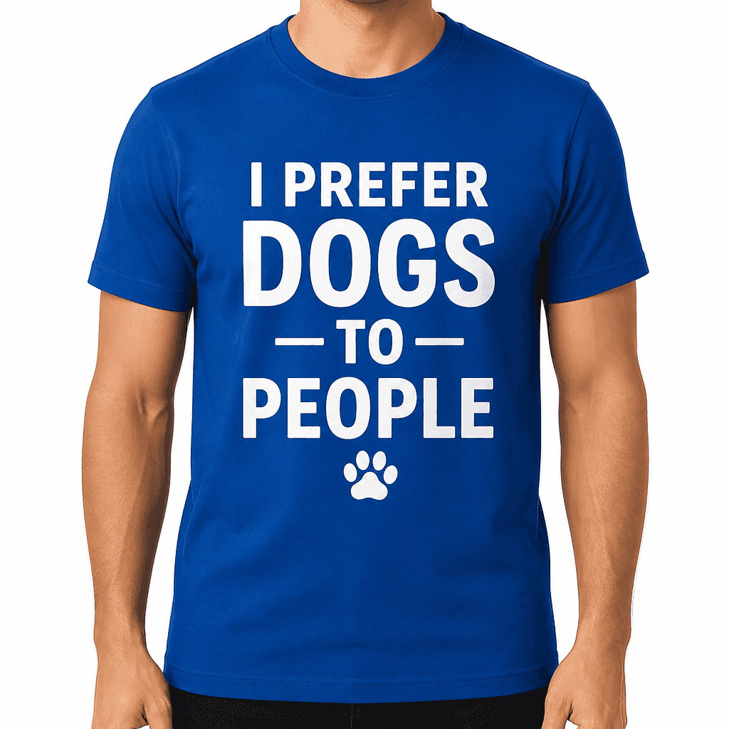 I Prefer Dogs to People T-Shirt