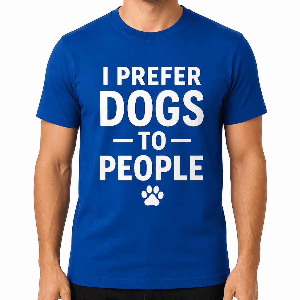 I Prefer Dogs to People T-Shirt