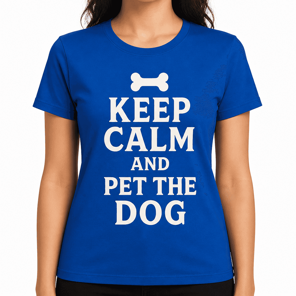 Keep Calm and Pet the Dog T-Shirt