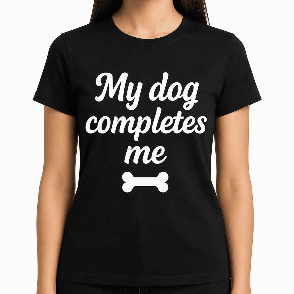 My Dog Completes Me T-Shirt