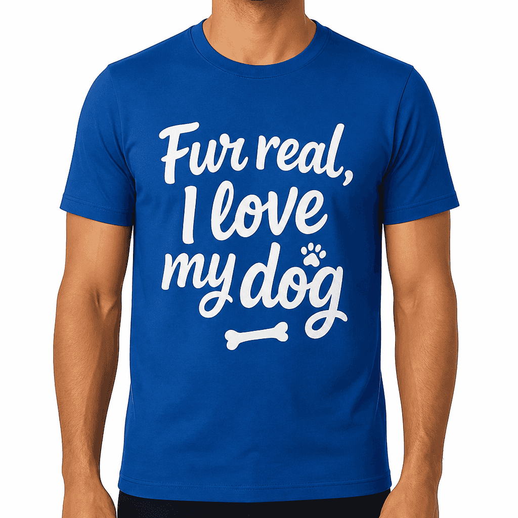 Fur Real, I Love My Dog T-Shirt
