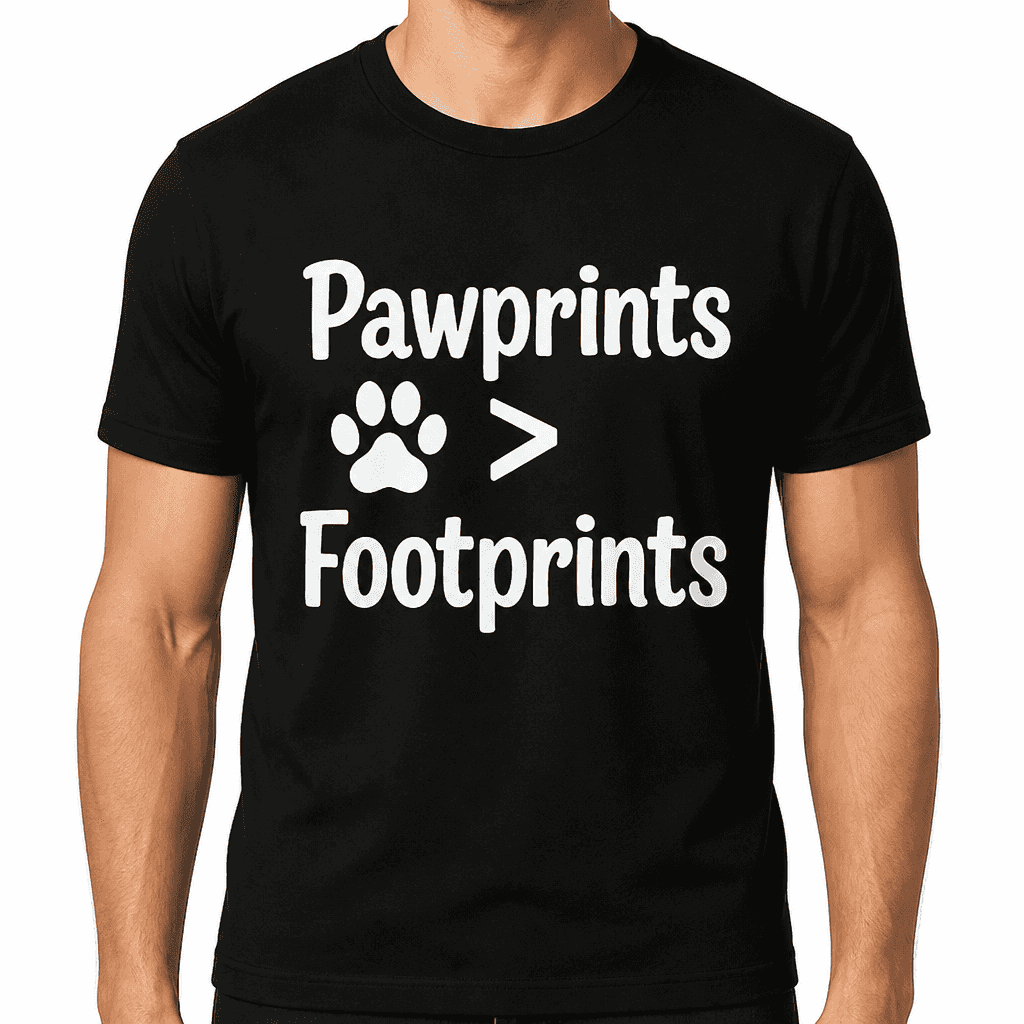 Pawprints > Footprints T-Shirt