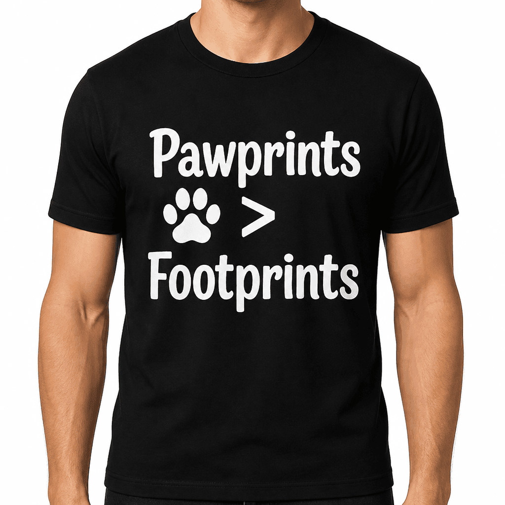 Pawprints > Footprints T-Shirt