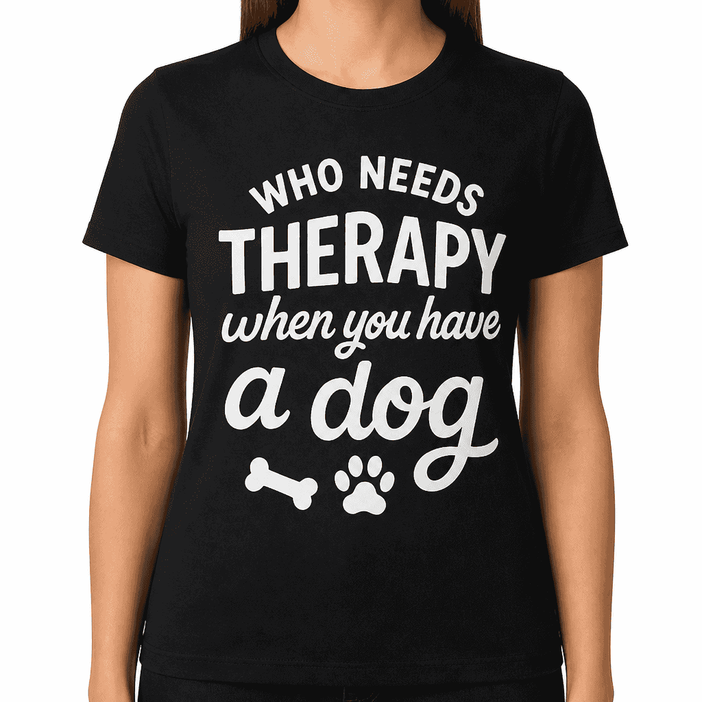 Who Needs Therapy When You Have a Dog T-Shirt