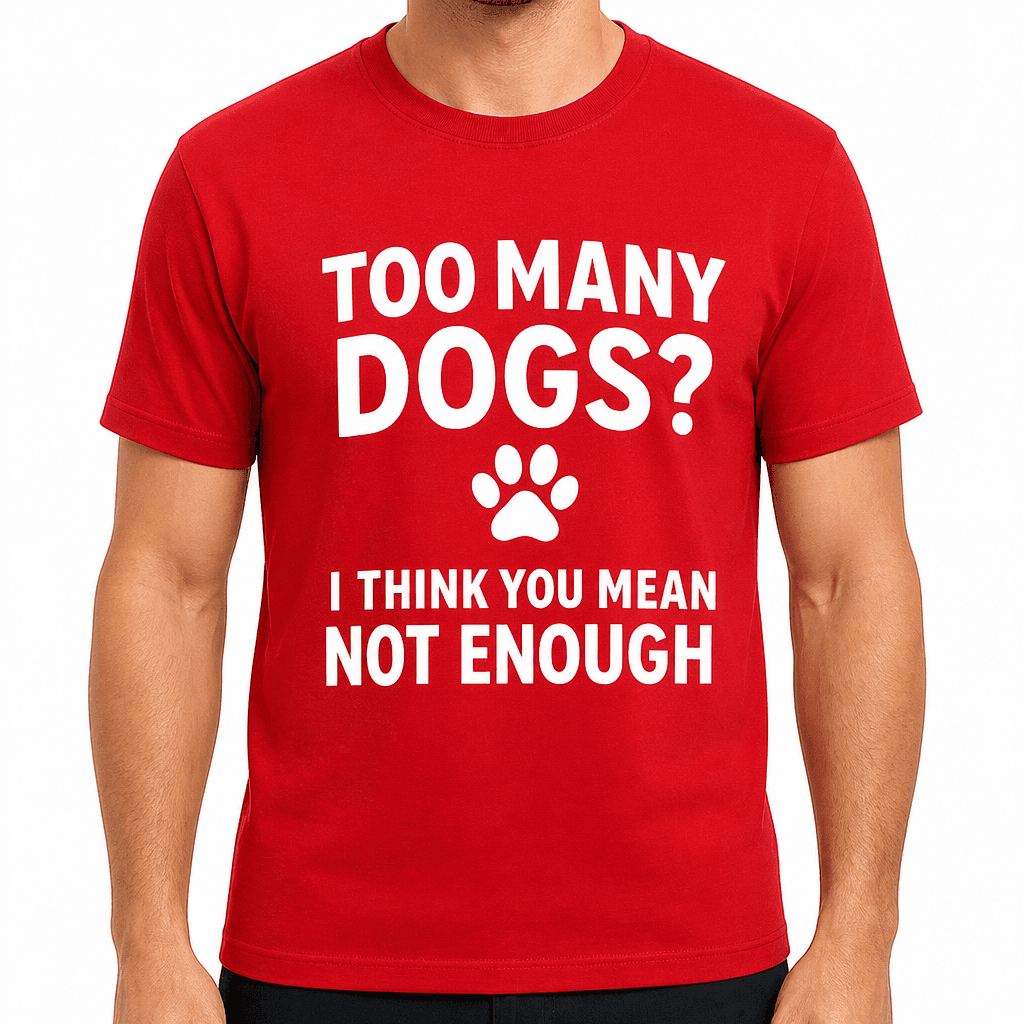 Too Many Dogs? I Think You Mean Not Enough T-Shirt