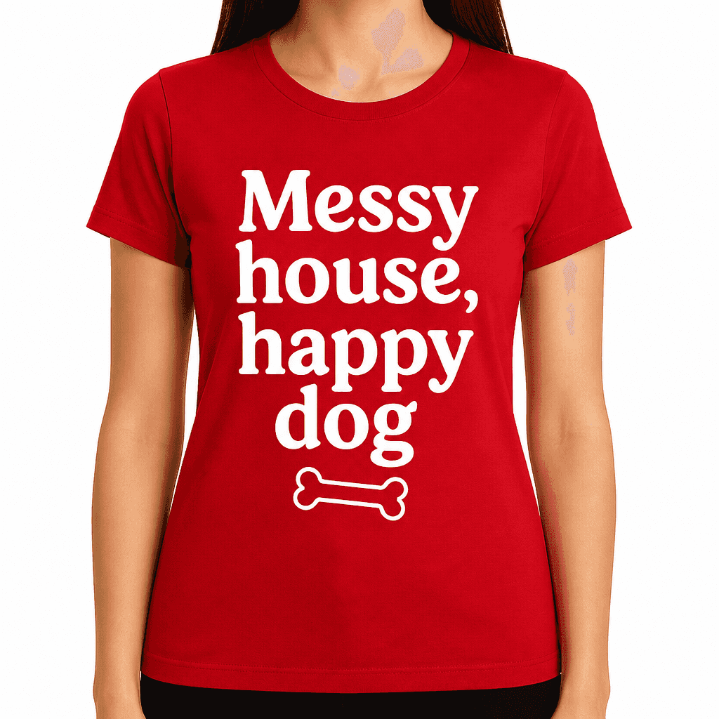 Messy House, Happy Dog T-Shirt