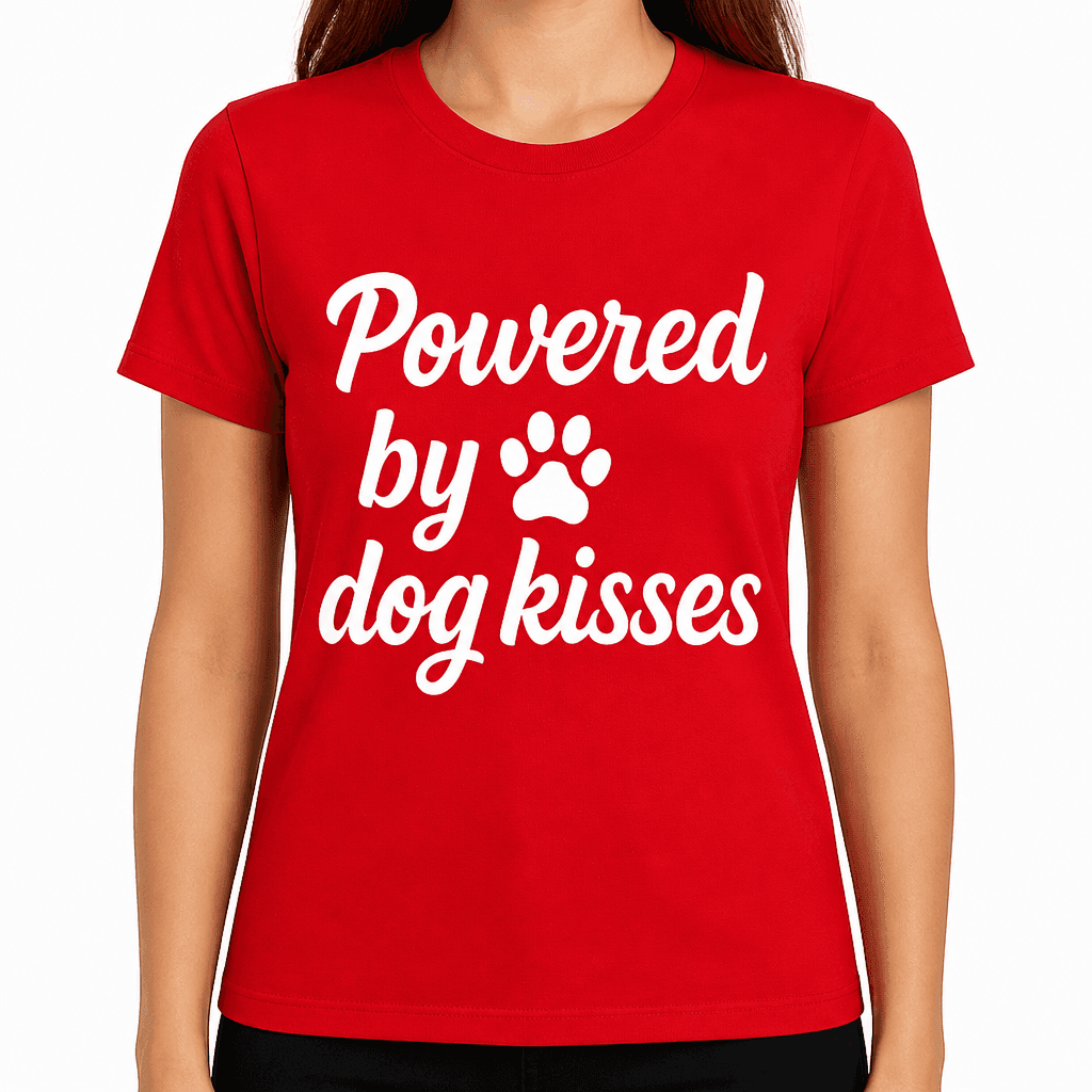 Powered by Dog Kisses T-Shirt