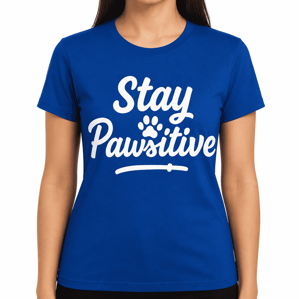 Stay Pawsitive T-Shirt