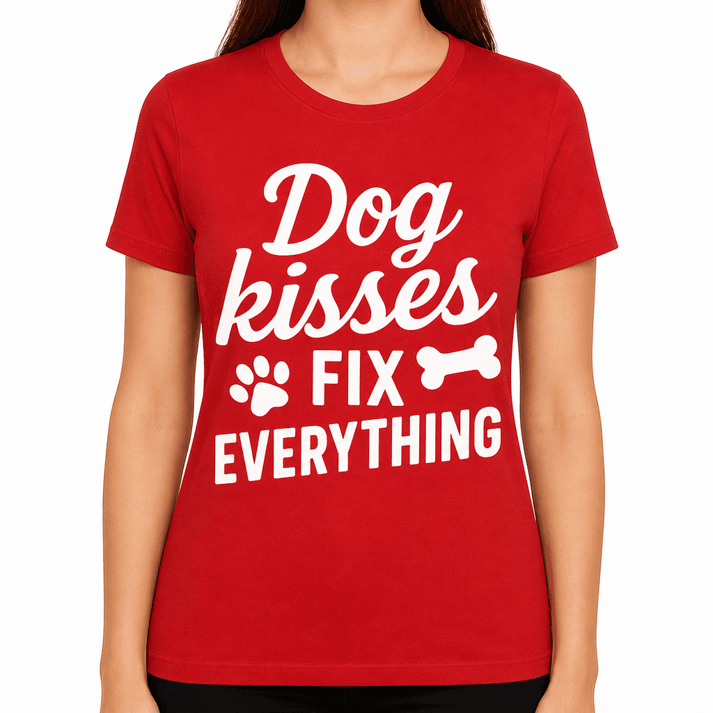 Dog Kisses Fix Everything T-Shirt
