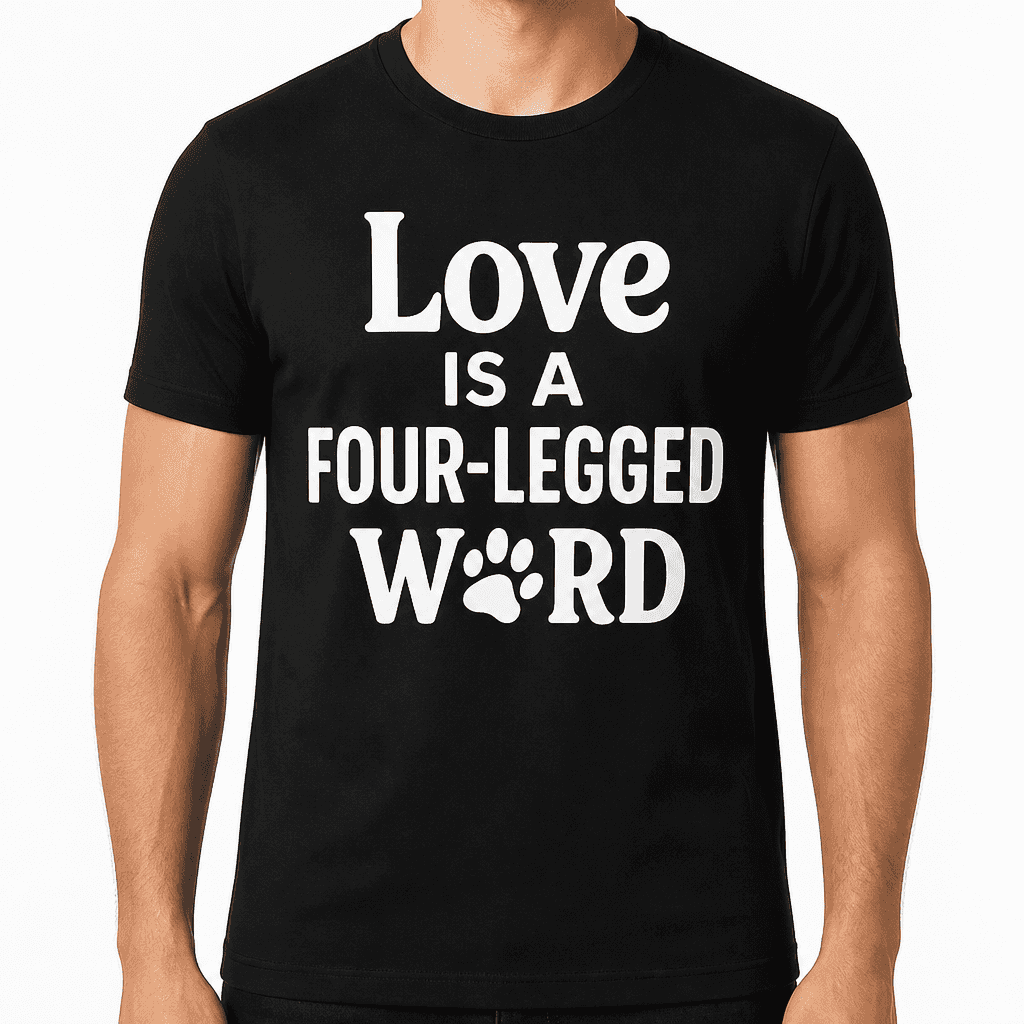 Love Is a Four-Legged Word T-Shirt