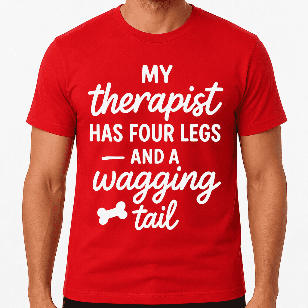 My Therapist Has Four Legs and a Wagging Tail T-Shirt