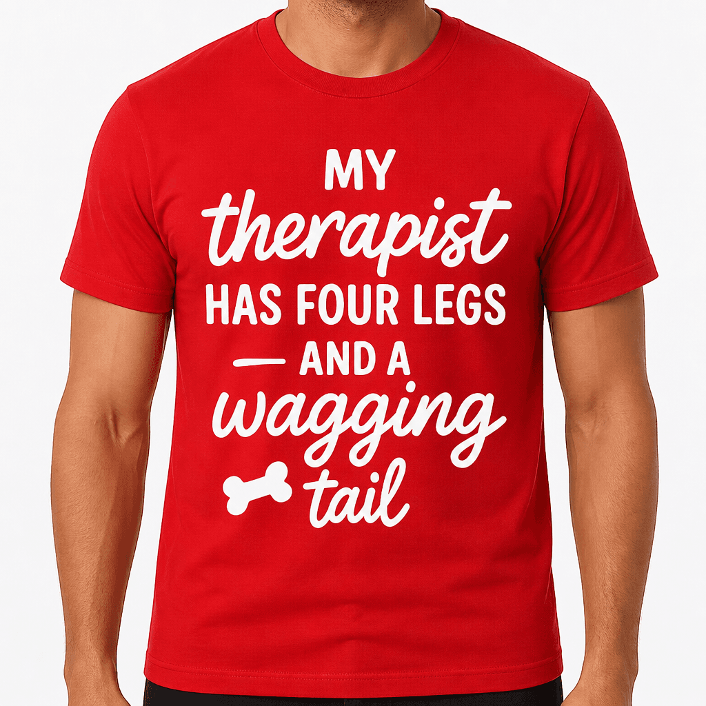 My Therapist Has Four Legs and a Wagging Tail T-Shirt