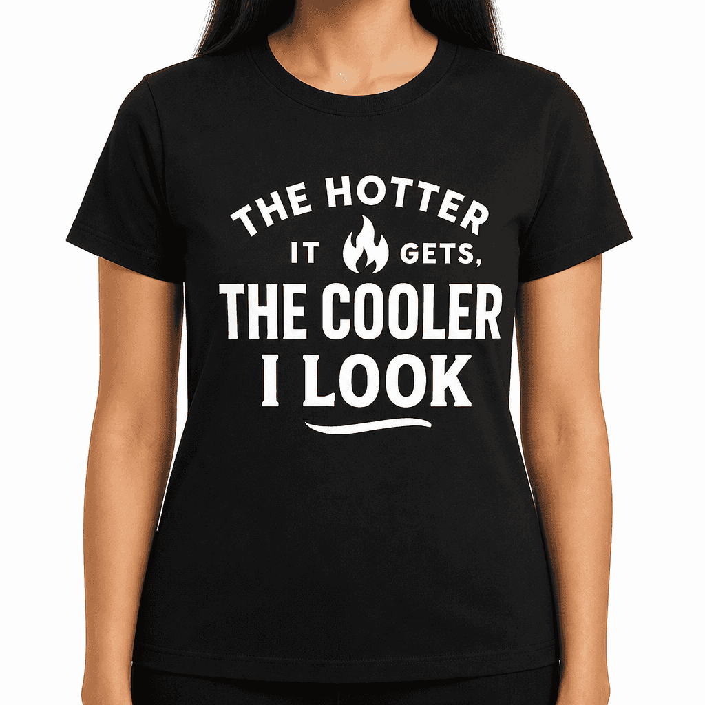The Hotter It Gets, The Cooler I Look T-Shirt
