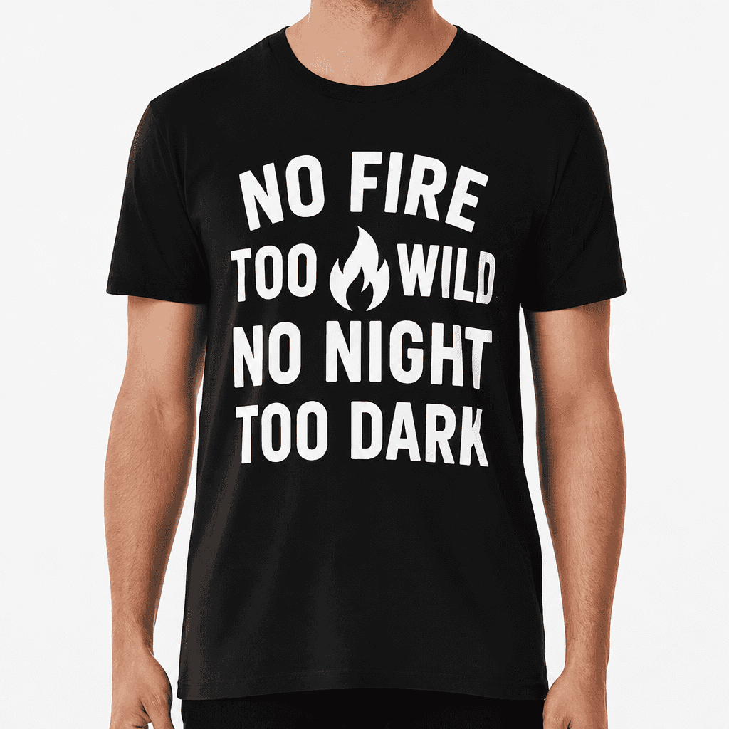No Fire Too Wild, No Night Too Dark T-Shirt