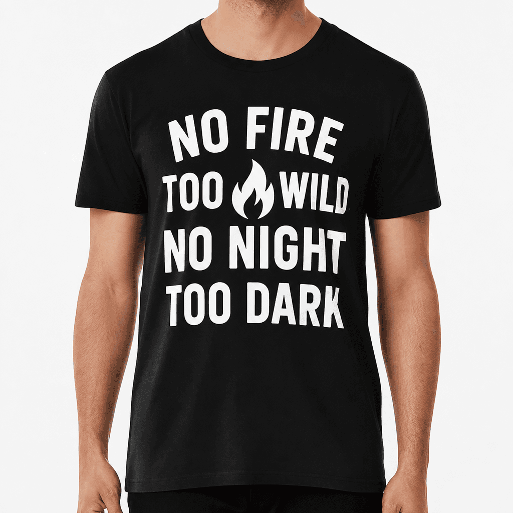 No Fire Too Wild, No Night Too Dark T-Shirt