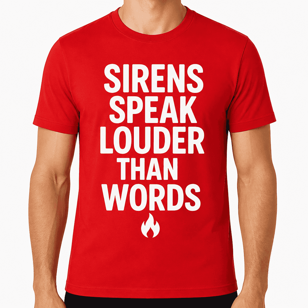 Sirens Speak Louder Than Words T-Shirt