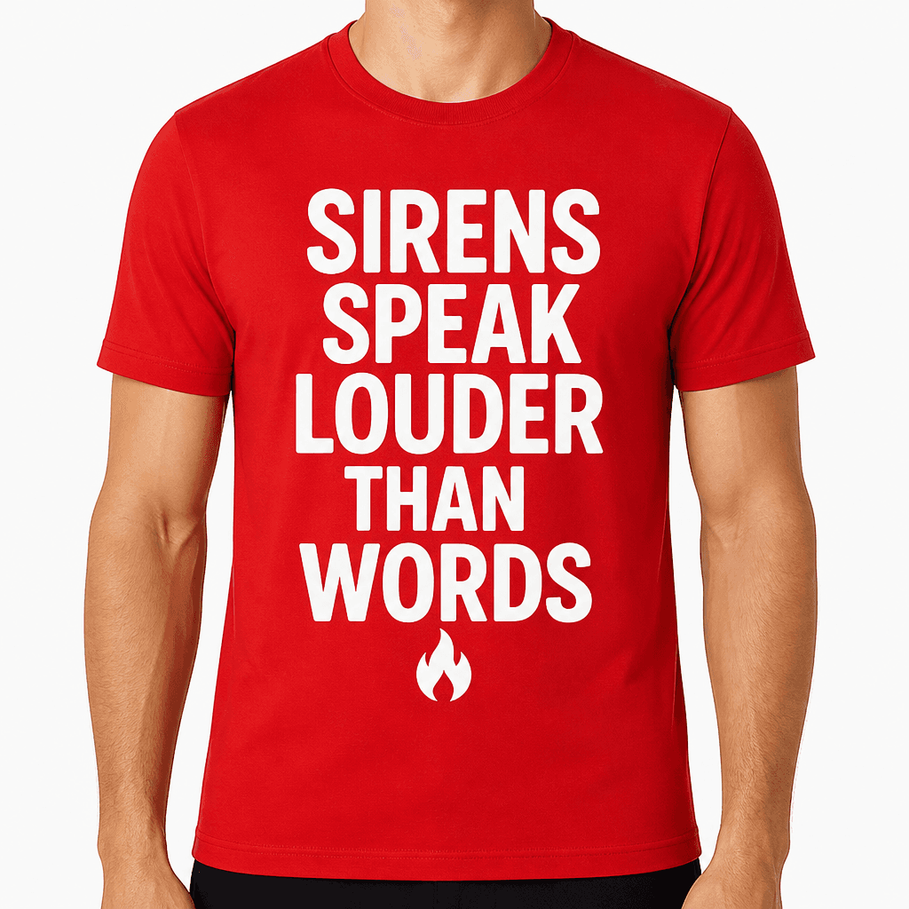 Sirens Speak Louder Than Words T-Shirt
