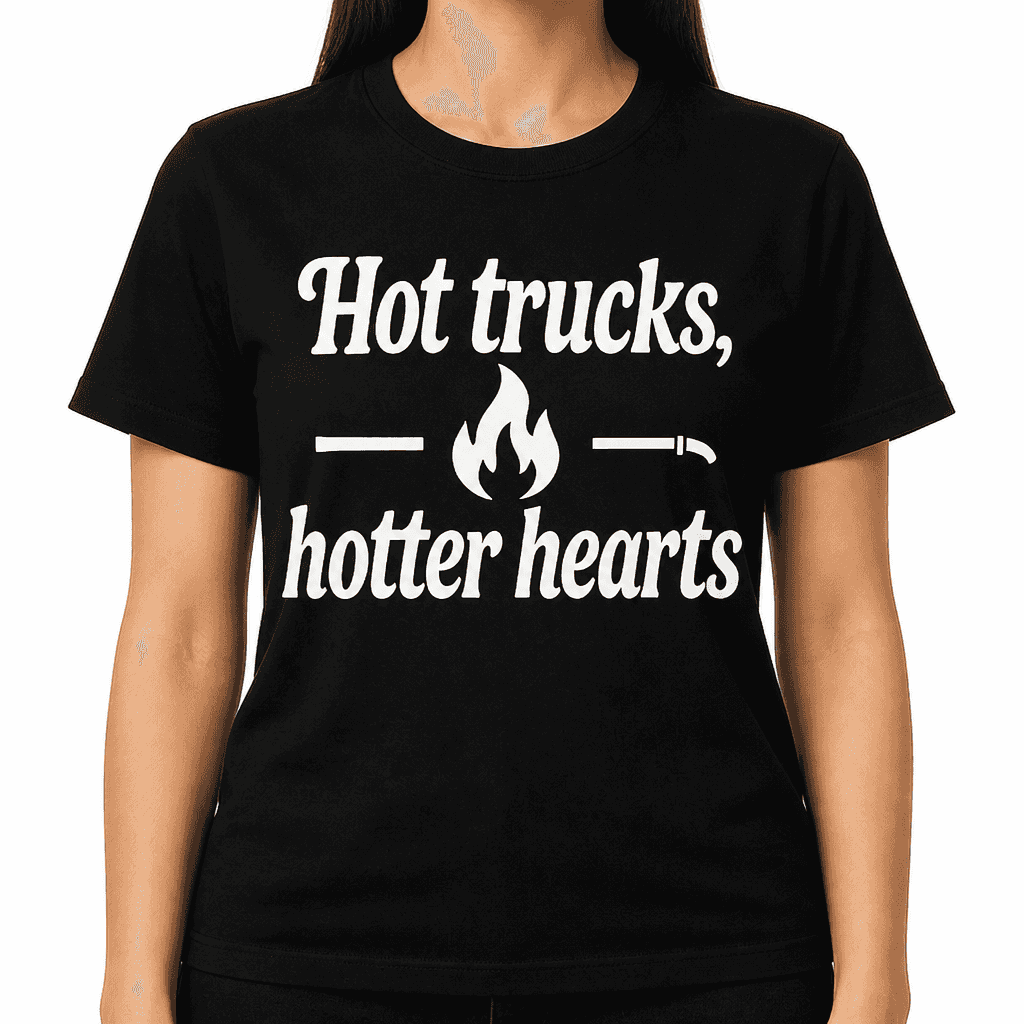 Hot Trucks, Hotter Hearts Tee