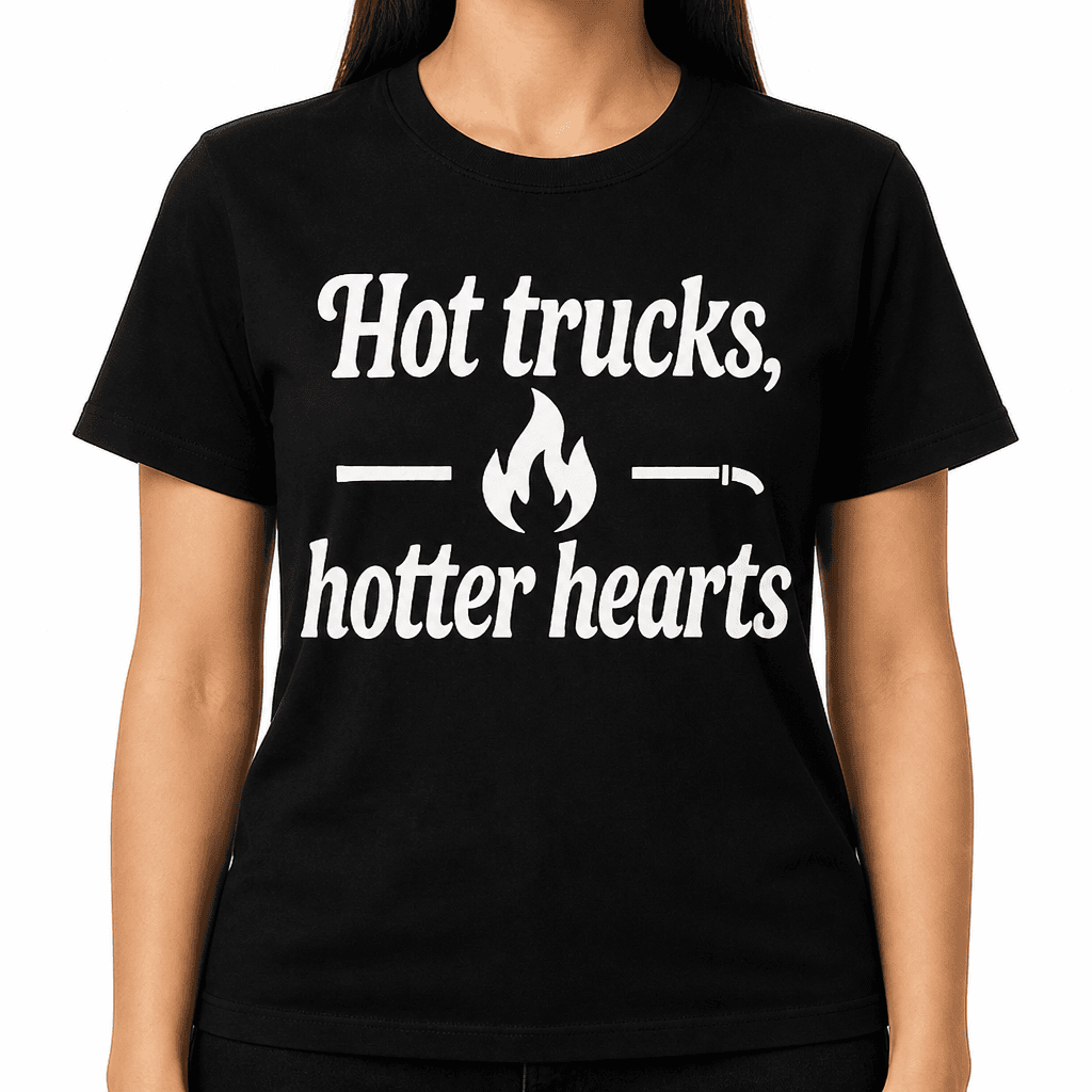 Hot Trucks, Hotter Hearts Tee