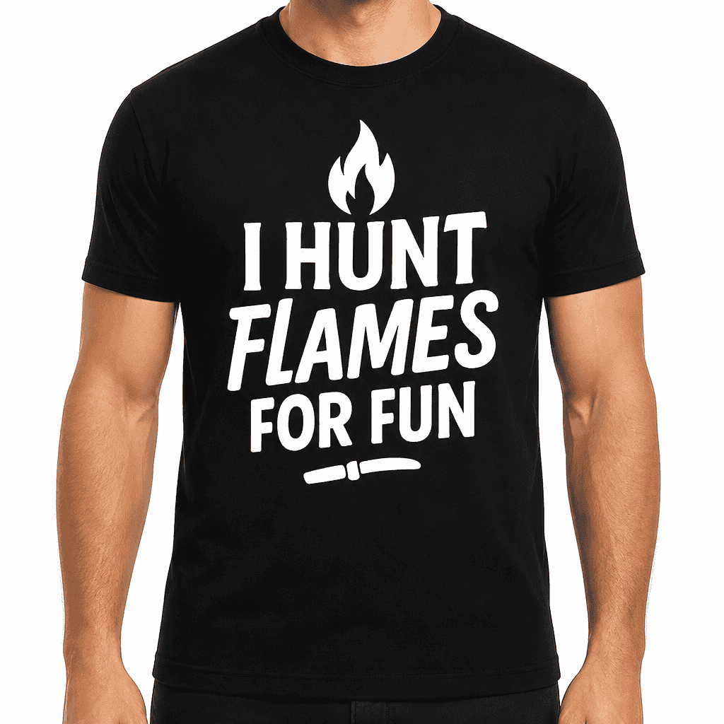 I Hunt Flames For Fun T-Shirt