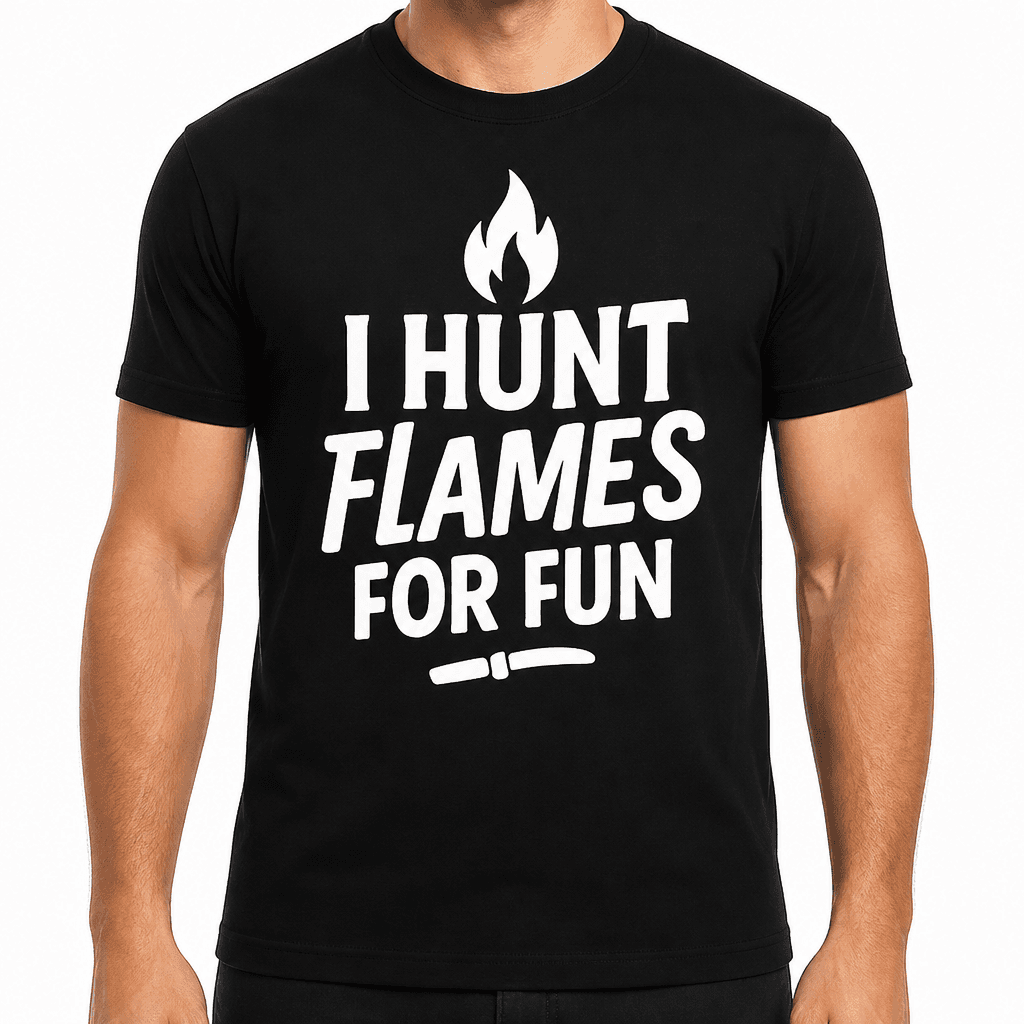 I Hunt Flames For Fun T-Shirt