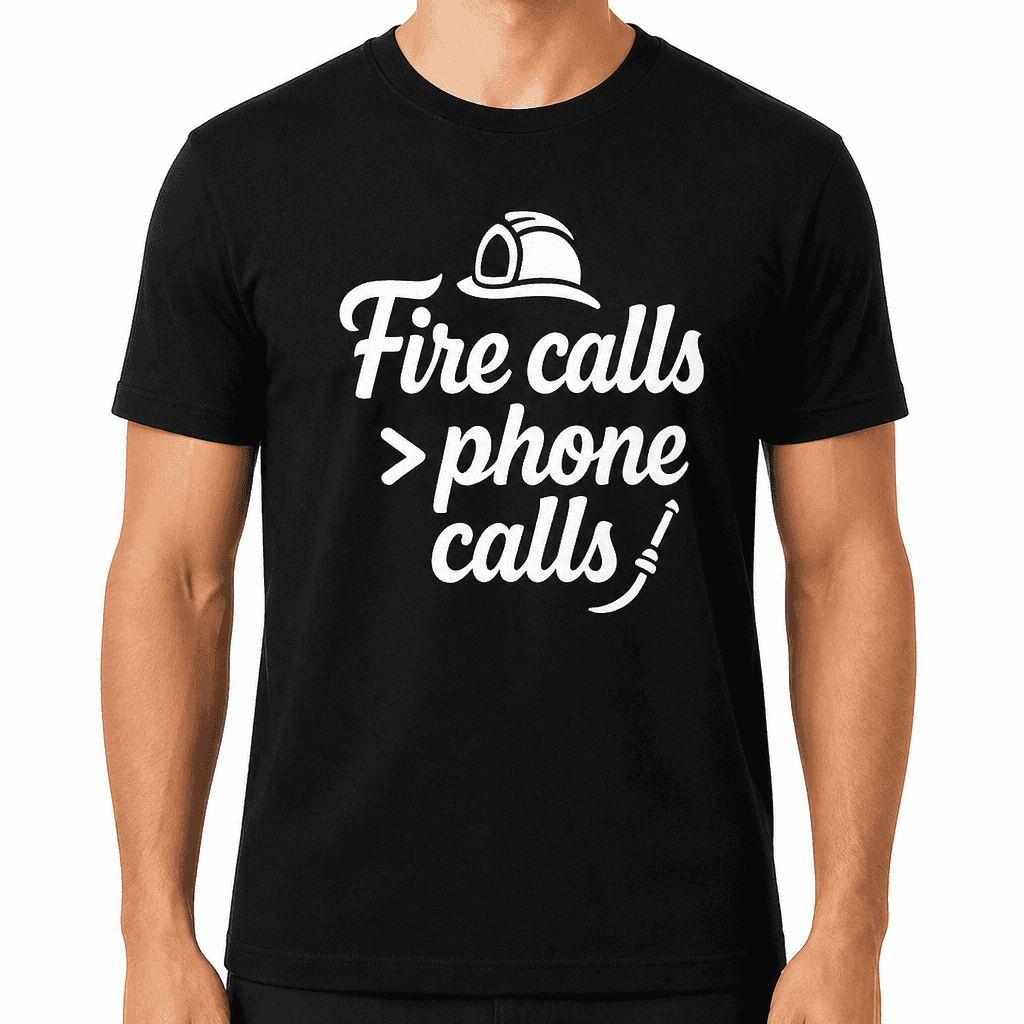 Fire Calls Over Phone Calls T-Shirt