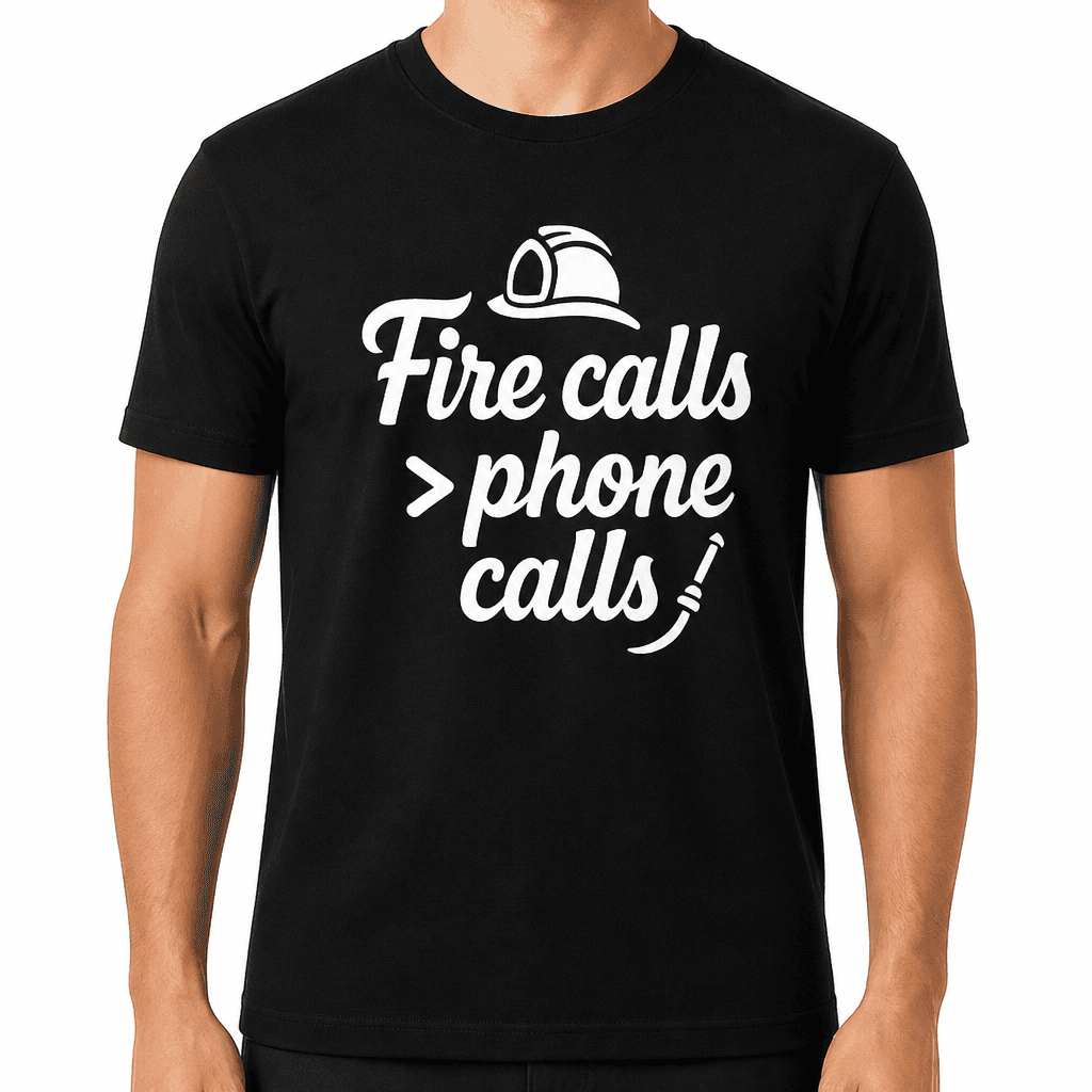 Fire Calls Over Phone Calls T-Shirt