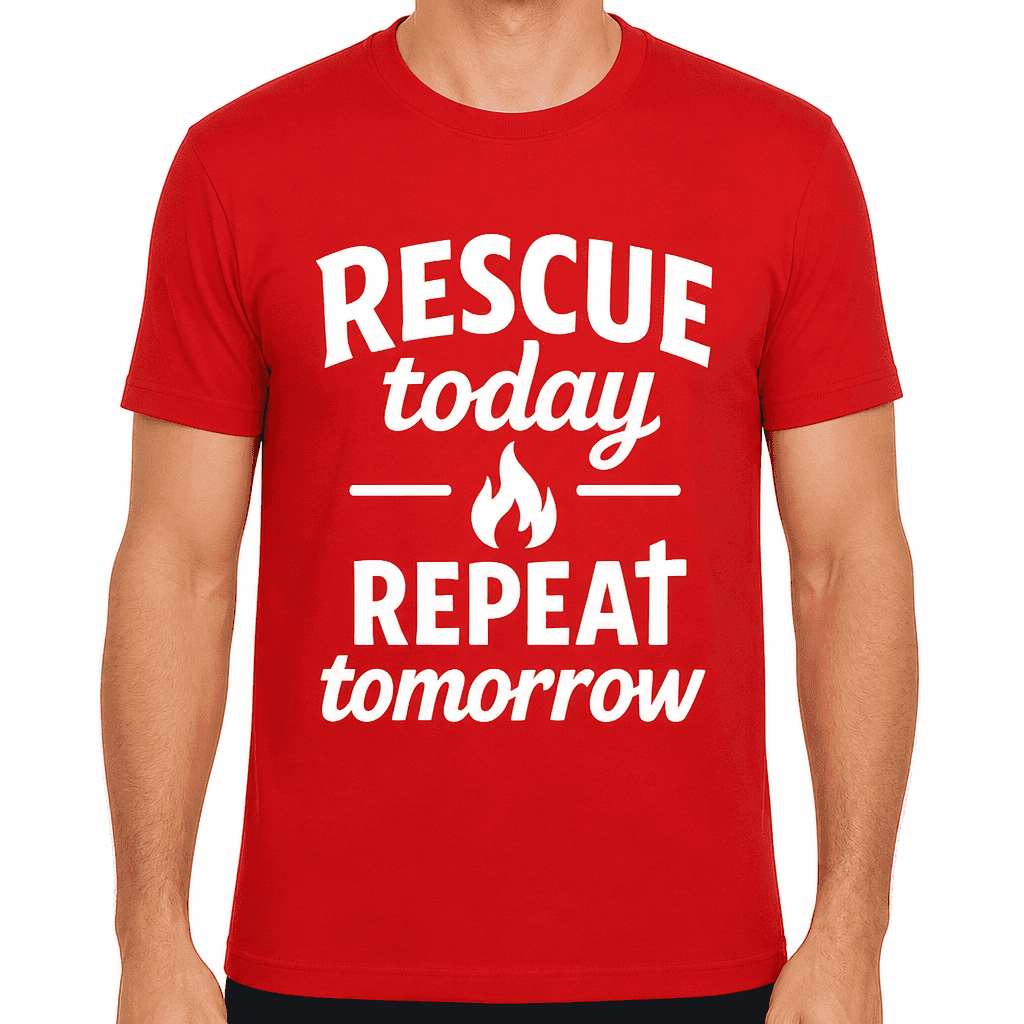 Rescue Today, Repeat Tomorrow T-Shirt